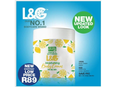 Lemon & Glycerine Body cream